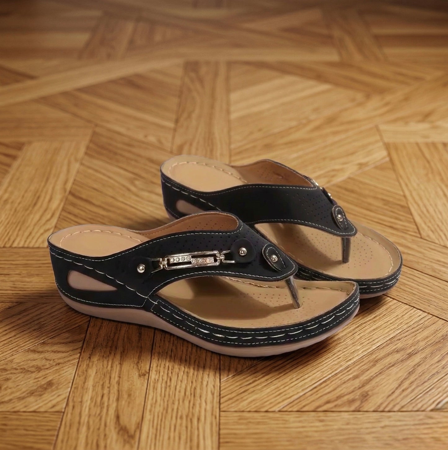 Sandales Pur-Soft à Brides Croisées