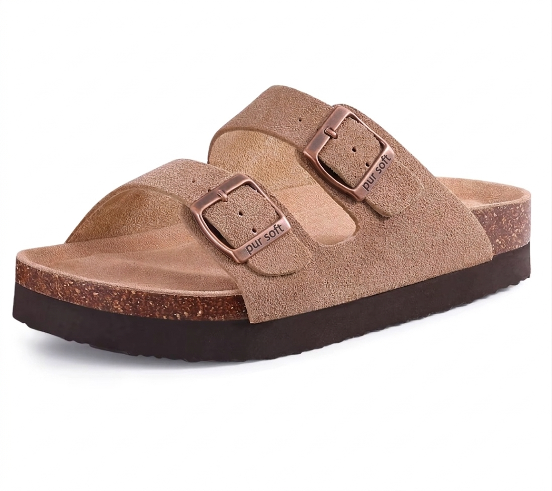 Sandales Pur Soft en Daim