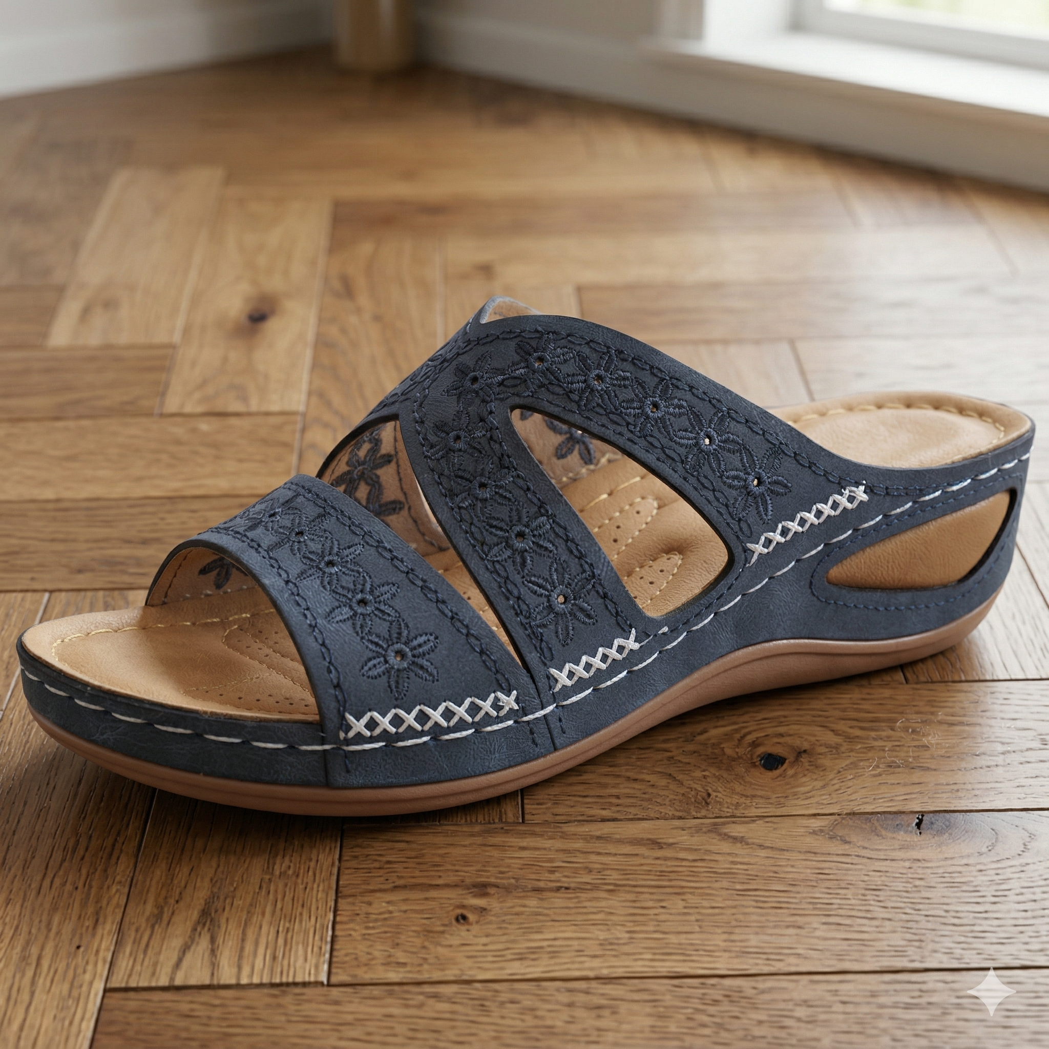 Sandales Pur-Soft Confort à 3 Brides