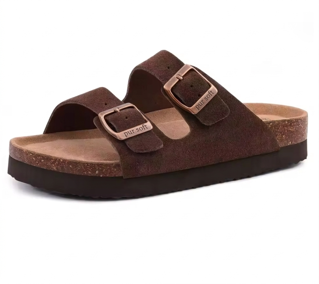 Sandales Pur Soft en Daim