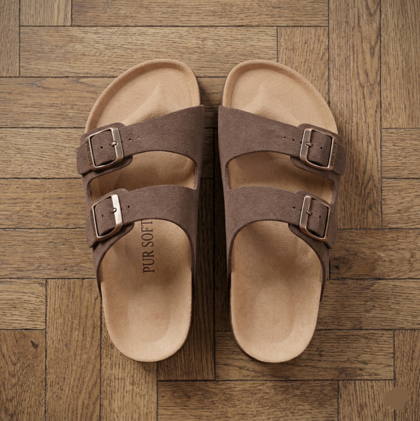 Sandales Pur Soft en Daim